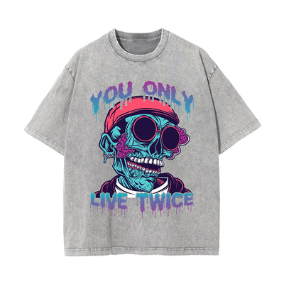 You Only Live Twice Graphic Tee-INNBLAC