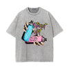 Street Art Graphic Washed Tee-INNBLAC