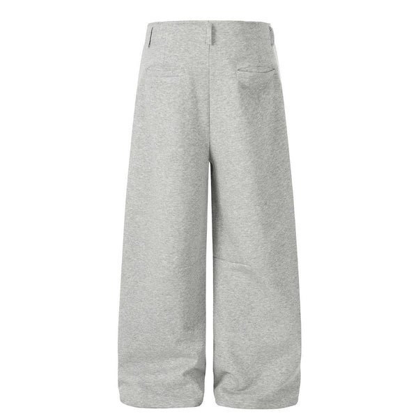 Vintage Street High-Waist Utility Pocket Loose Fit Riveted Wide-Leg Pants