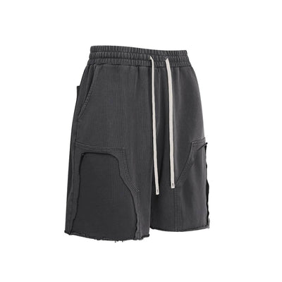 Heavyweight Vintage Wash Ripped Pocket Shorts