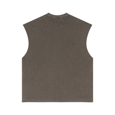 Raw Edge Destructive Muscle Tank 275gsm