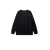 Retro Raw Edge Relaxed Fit Pure Cotton Long-Sleeve Tee 275gsm