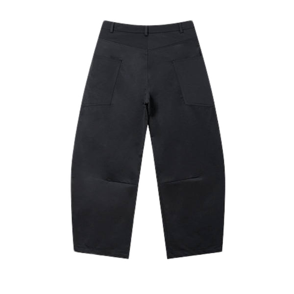 Solid Multi-Pocket Relaxed Workwear Cargo Pants