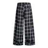 Vintage Hip-Hop Plaid High-Street Baggy Wide-Leg Trousers