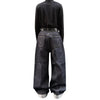 Vintage Black Straight Leg Jeans