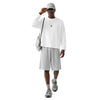 260G Waffle Knit Boxy Long Sleeve Tee