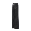 Street Deconstructed Embroidered Slim Flare Jeans