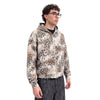 Vintage Streetwear Leopard Pattern Relaxed Fit Zip Hoodie