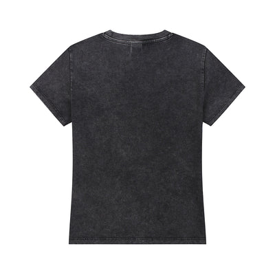 Women's Washed Cotton Short-Sleeve Tee 8oz