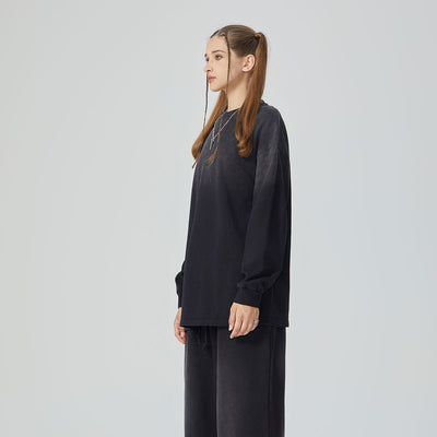 Loose Fit Gradient Cotton Sweatshirt 360gsm