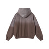 Relaxed Overdyed Ombre Faded Cotton Hoodie