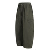Men's Vintage Punk Cargo Pants – Wide-Leg, Zipper & Pockets