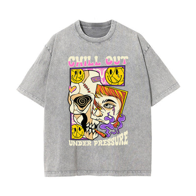 Chill Out Under Pressure Graphic Tee-INNBLAC