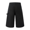Vintage Washed Distressed Utility Bermuda Shorts