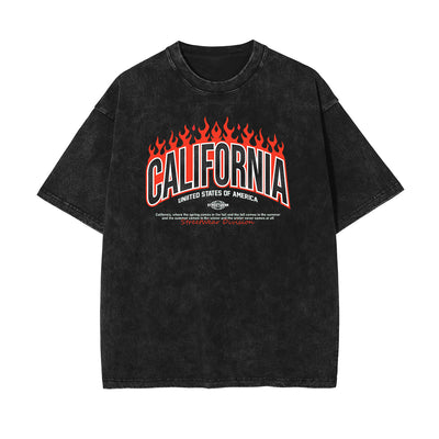 California Streetwear Graphic Tee-INNBLAC