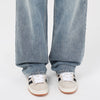 Washed Vintage Blue Boyfriend Jeans-INNBLAC