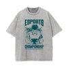 Esport Gaming Stone Wash Graphic Tee-INNBLAC