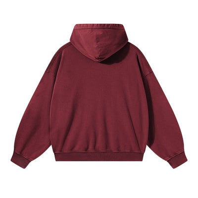Vintage Washed Heavyweight Pullover Hoodie