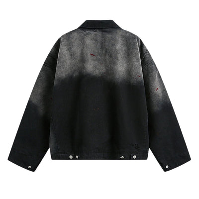 Men's Denim Jacket Vintage Streetwear Vibe