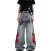 Vintage Embroidered Balloon Leg Jeans