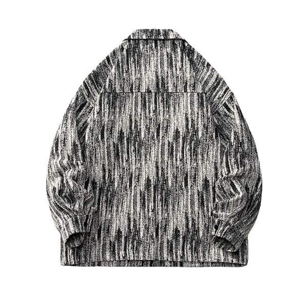 Oversize Streetwear Colorful Yarn Washed Denim Jacket