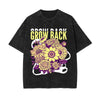 Grow Back Flowers Urban Graphic Tee-INNBLAC