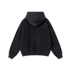 Heavyweight Washed Cotton Zip-Up Hoodie