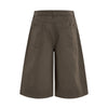 Retro Washed Baggy Straight-Leg Bermuda Shorts