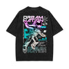 Astronaut Futuristic Streetwear Chrome Graphic Tee-INNBLAC