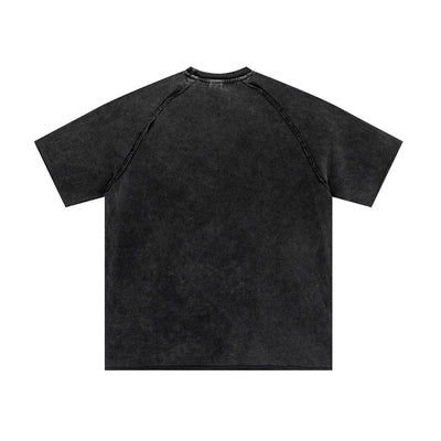 Heavyweight Raw Edge Destructive Tee 330gsm