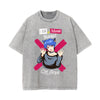 I Am A Mom Graphic Washed Tee-INNBLAC