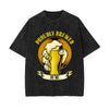 Proudly Brewed Stone Washed Tee-INNBLAC