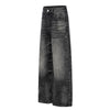 Vintage Washed Wide Leg Lightning Whisker Jeans