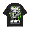 Relieve Anxiety Streetwear Statue Graphic Tee-INNBLAC