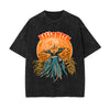 Halloween Pumpkin Ghost Graphic Tee-INNBLAC