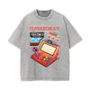 Classically Graphic Washed Tee-INNBLAC