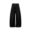 Vintage Curved Wide Leg Draped Trousers