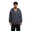 Unisex Full-Zip Fleece Layered Hood Hoodie