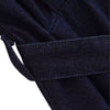 Halter Neck Denim Belted Dress