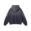 Relaxed Overdyed Ombre Faded Cotton Hoodie