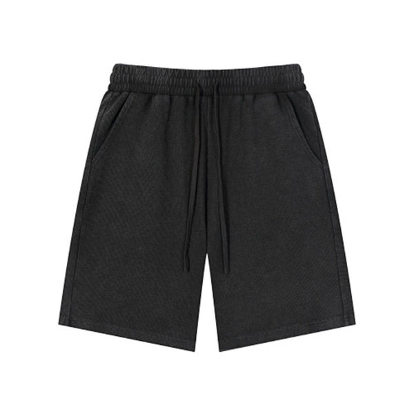 340G Waffle Knit Relaxed Fit Shorts