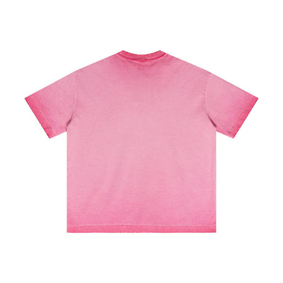 Heavyweight Wash Distressed Baggy Tee 275gsm