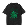 Octopus Streetwear Stone Wash Graphic Tee-INNBLAC
