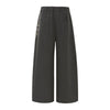 Basic Striped Metal Hook Relaxed Ins Trousers