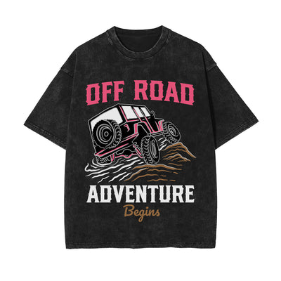 Off Road Adventure Begins Graphic Tee-INNBLAC