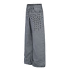 Vintage Washed Eyelet Wide Leg Denim Jeans