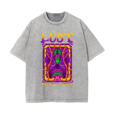 Lust Colorful Vibes Graphic Tee-INNBLAC