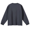 Solid Loose Fit Side Split Hem Long Sleeve T-Shirt