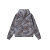 Vintage Streetwear Leopard Pattern Relaxed Fit Zip Hoodie