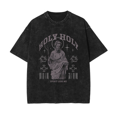 Holy Holy Christian Graphic Tee-INNBLAC